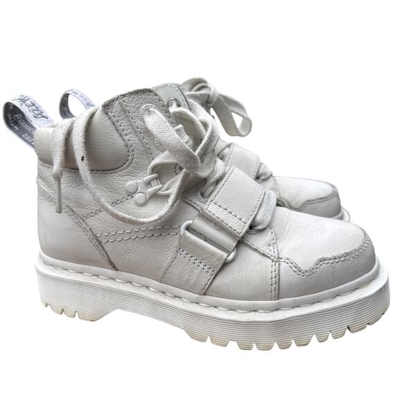 Dr. Martens Zuma II Women's 6 Ankle Lace-Up Strap White Zuma II UK 4 EU 37 - Picture 1 of 16